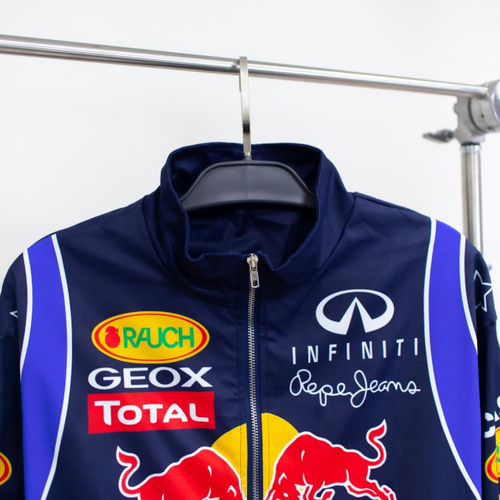 Red Bull Racing Printed Bomber Jacket - Vintage F1 Streetwear