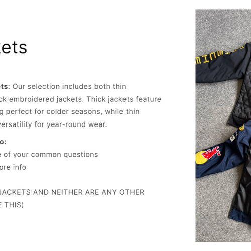 RedBull Racing Embroidered Varsity Jacket – Motorsport Vintage Style