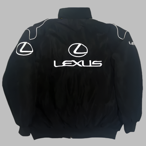 Lexus Embroidered Racing Bomber Jacket - Vintage Motorsport Streetwear